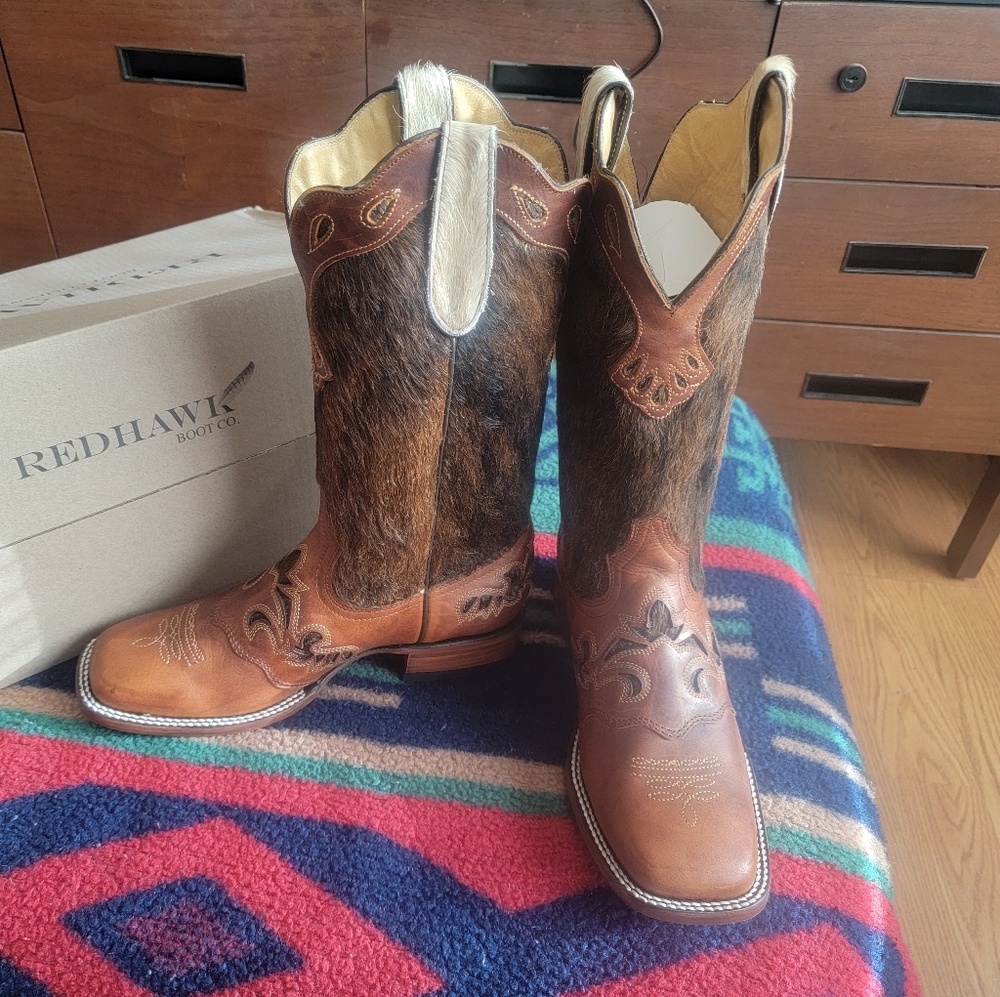 Redhawk Lacey square toe size 10 boot NWT